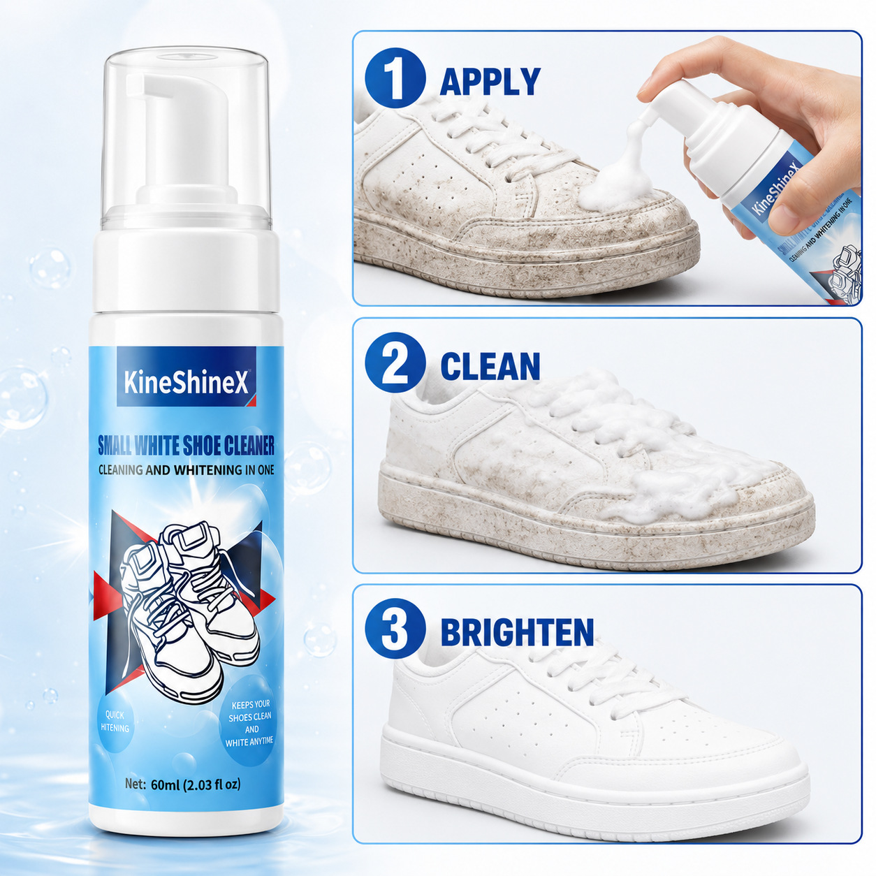 Gihen Shoe Cleaner Kits Water- - Sneakers Care 评论和价格